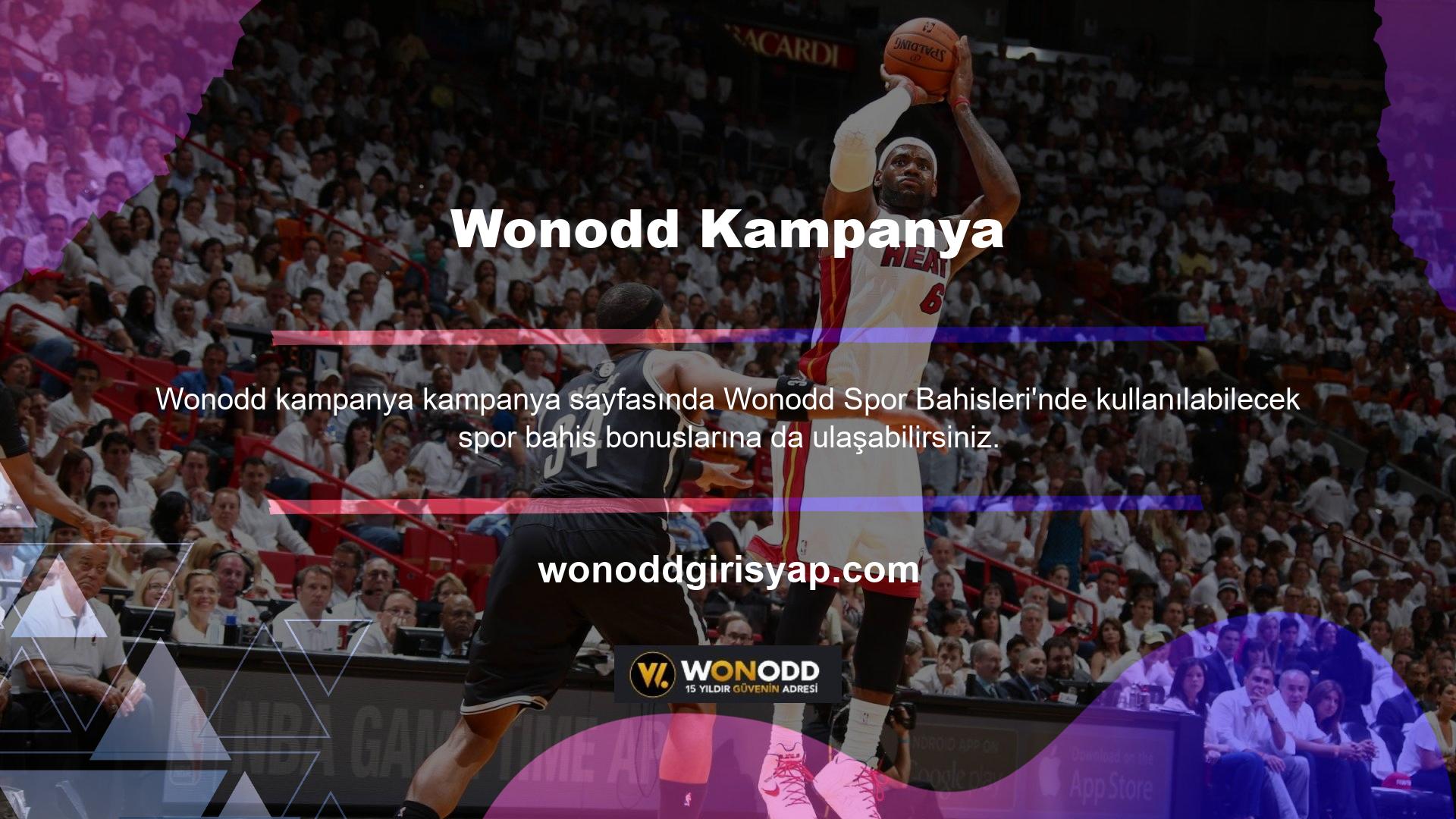 Wonodd, bu alanda birçok yeniliği web sitesi kullanıcılarına sunan, gelişmekte olan bir spor bahis şirketidir
