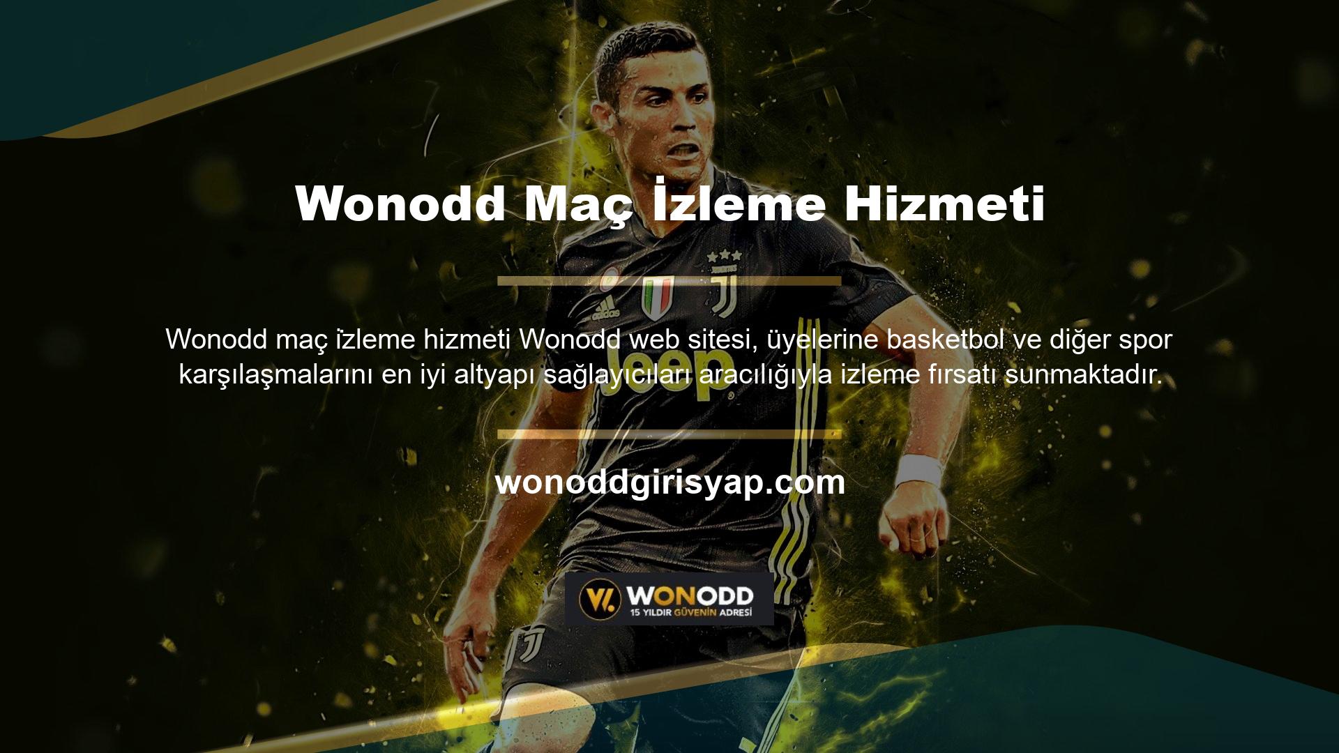 Web sitesinin Wonodd Oyun Yayını Hizmeti TV bölümü, kullanıcıların oyunla ilgili bir dizi bilgi ve hizmete erişmesine olanak tanır