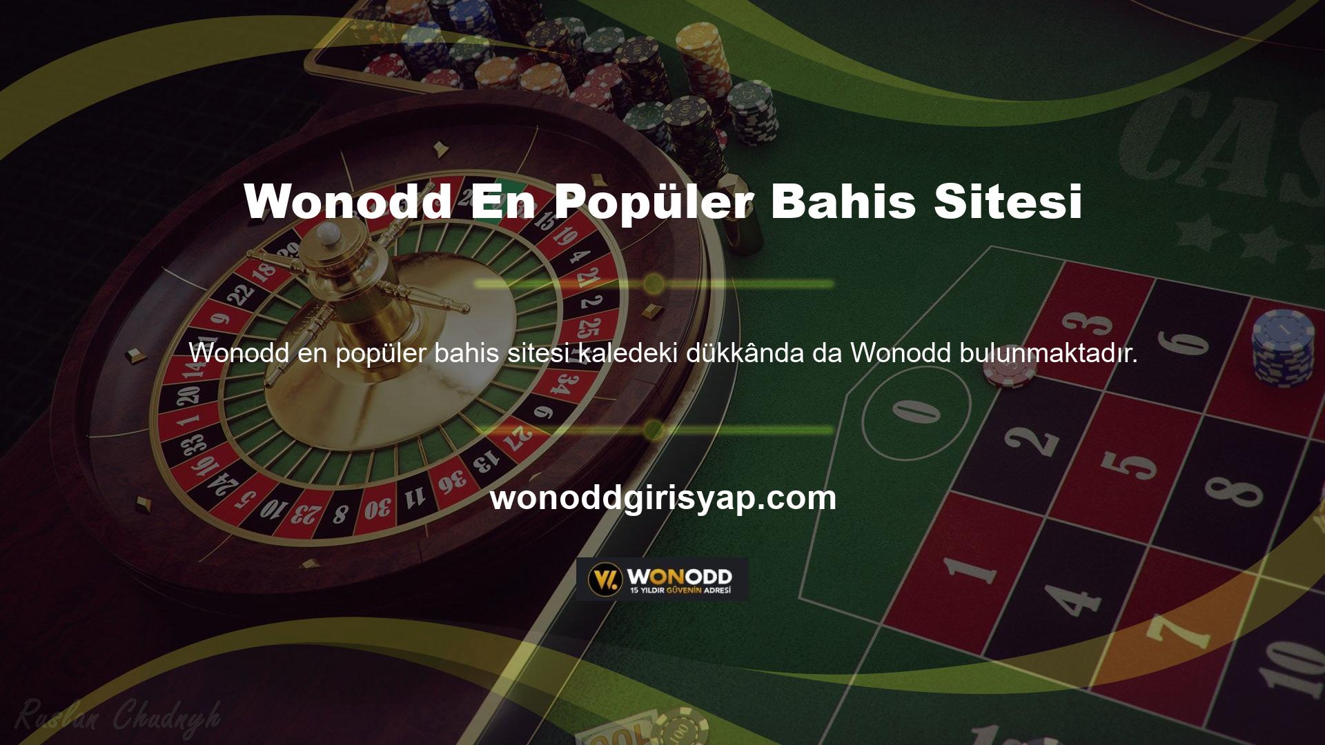 Wonodd en popüler bahis sitelerinden biridir ve ülkemizdeki blackjack oyuncularının ilgisini çekmektedir